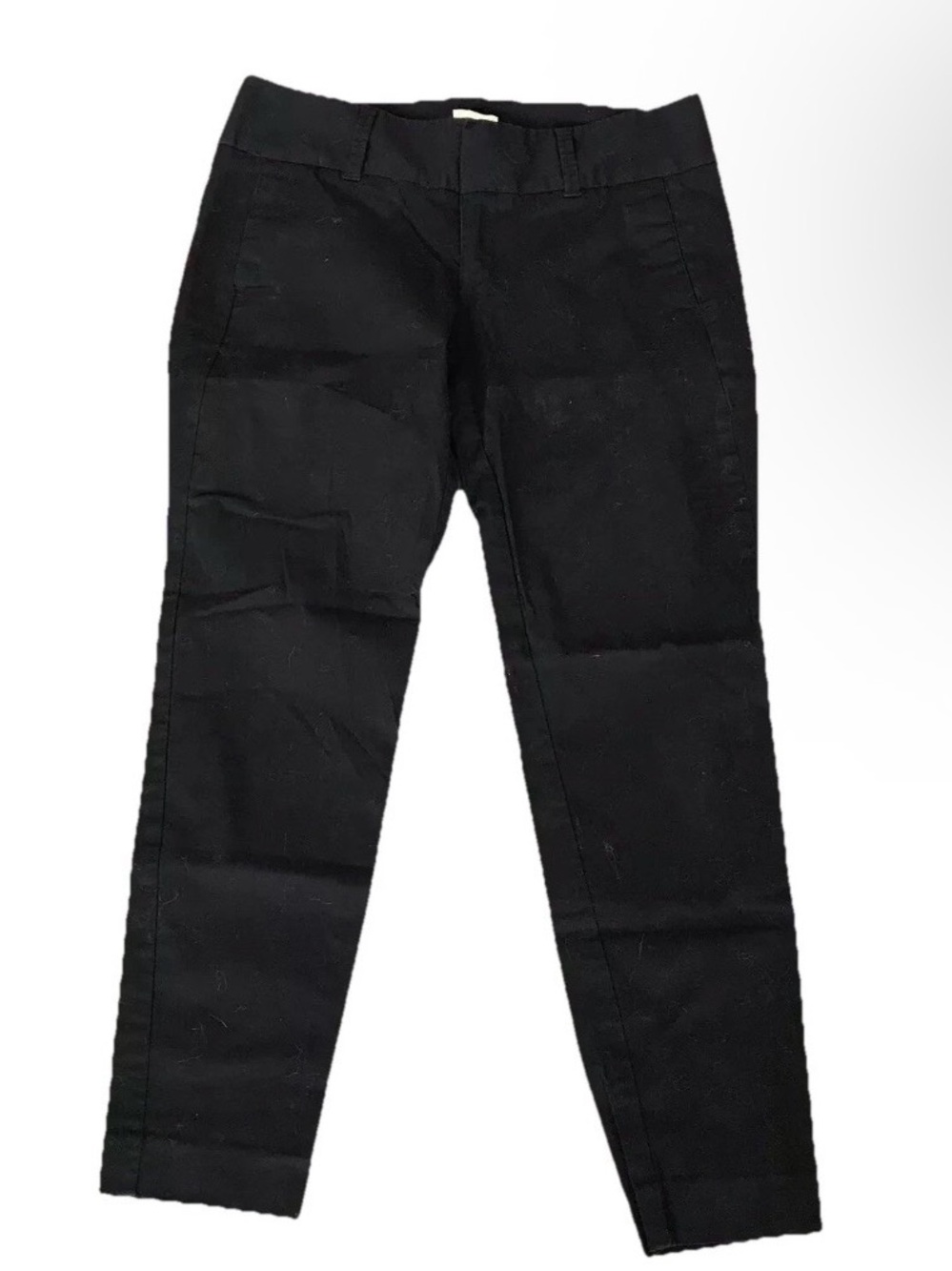 G.H. Bass & Co. Black Womens Trouser Trousers Slim Fit Womens Co Pants A14 SZ 6
